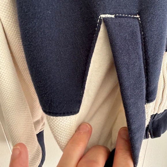 Tommy Hilfiger blue and white stripe full zip hoodie size M - Picture 7 of 16